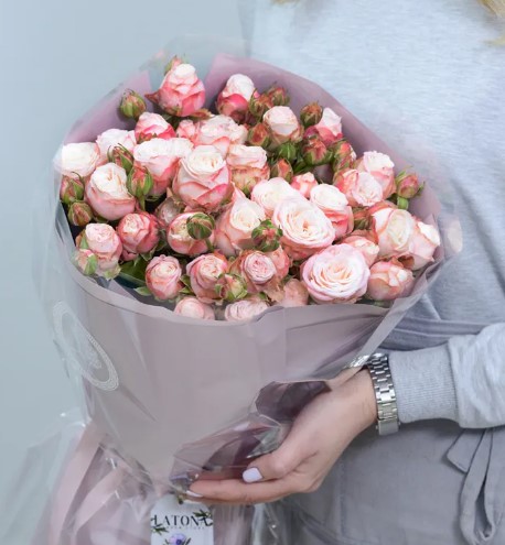 Bouquet "Ziva" with peony roses