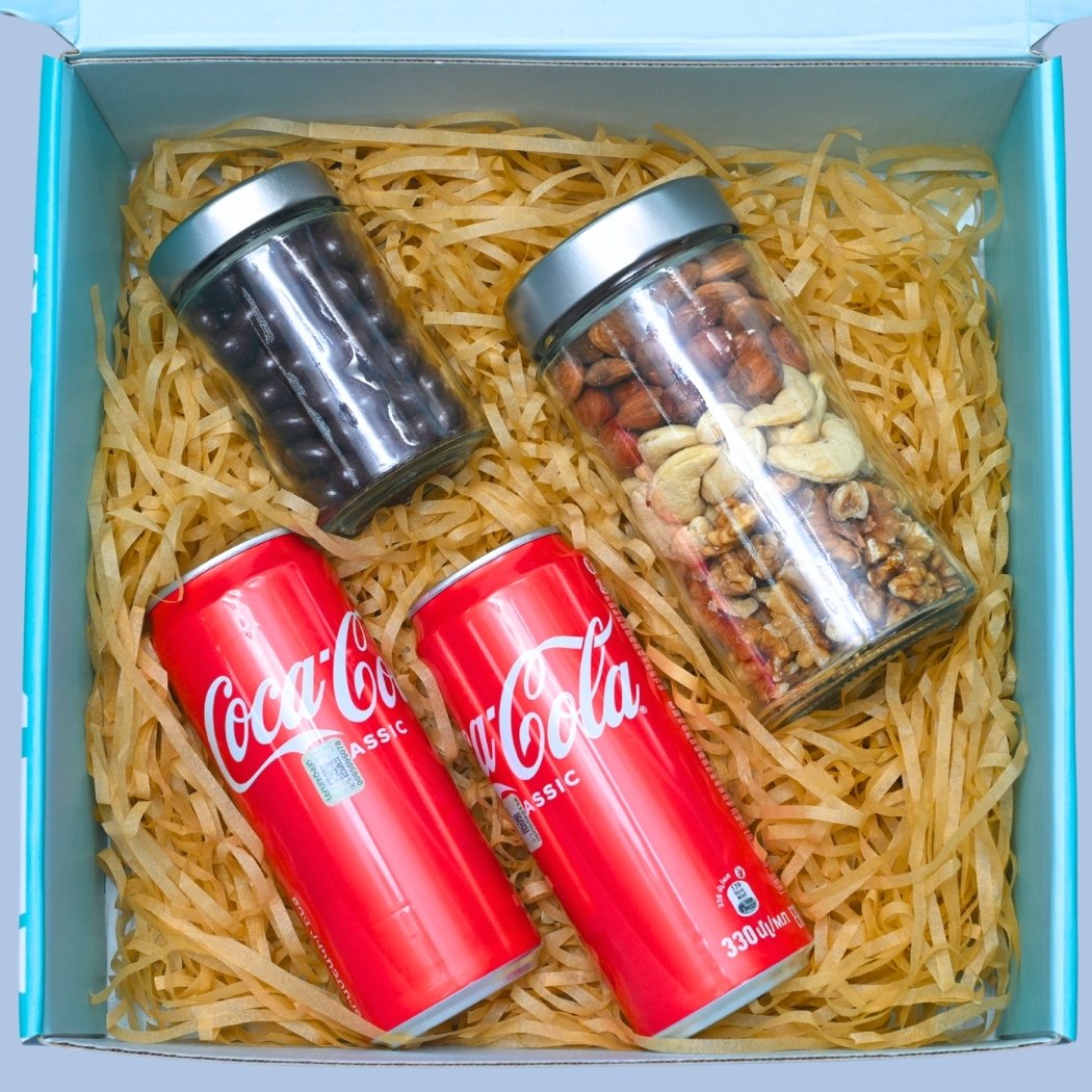 Gift Box with Coca-Cola
