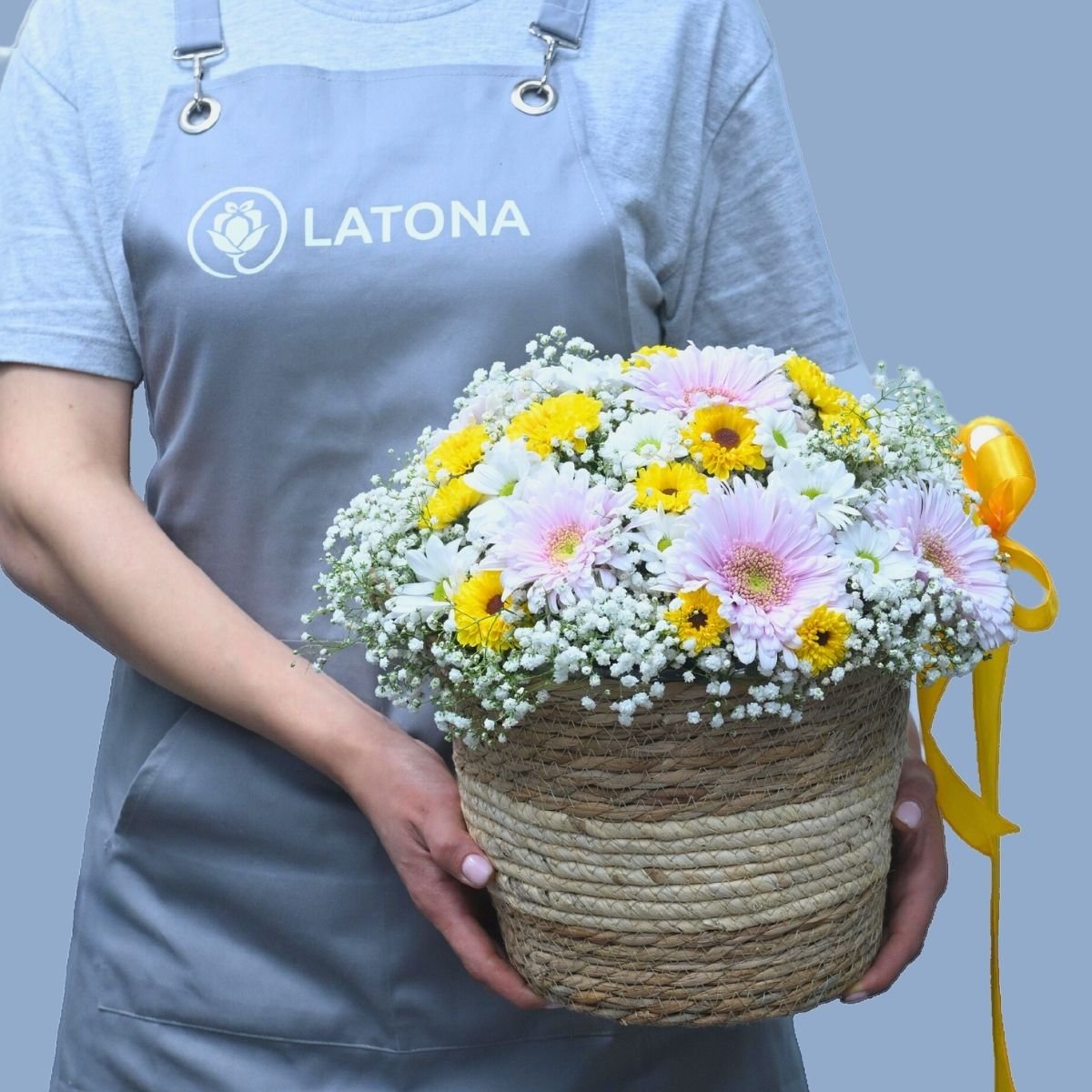 Basket "Sunny Bloom"