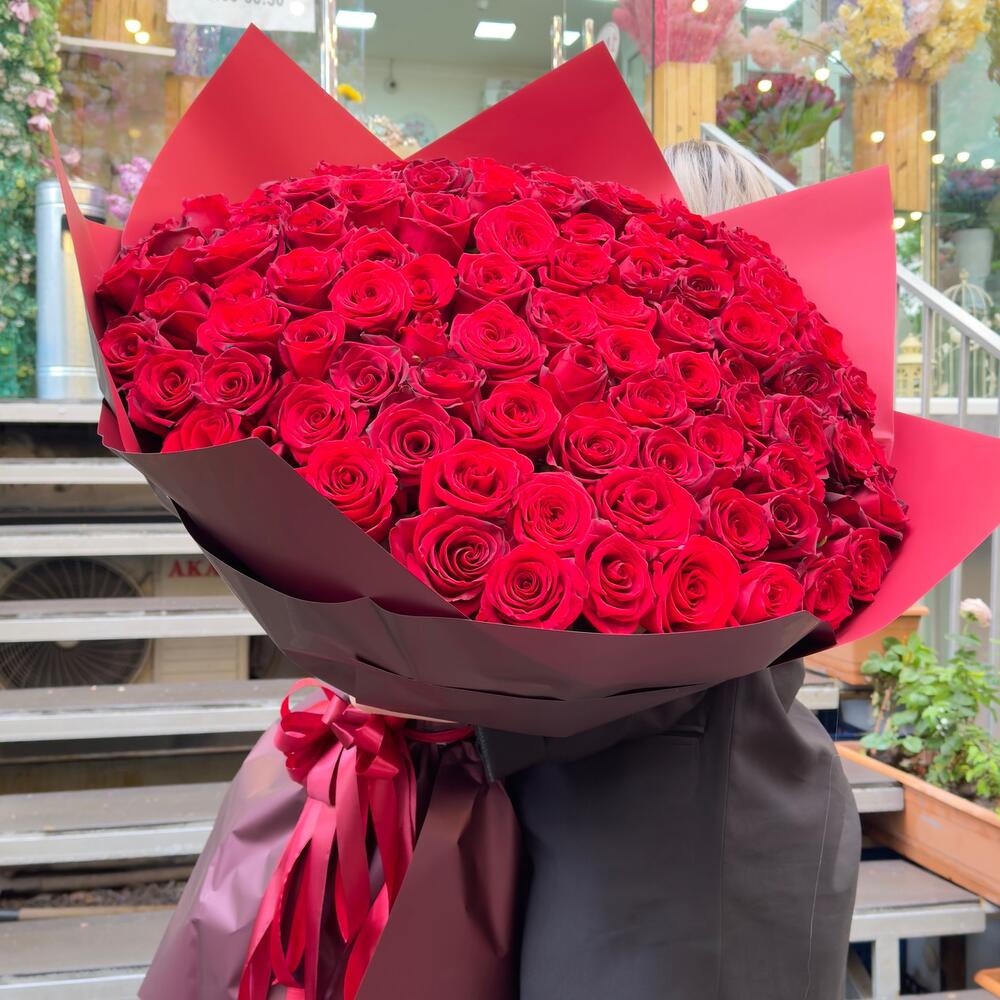 Bouquet "Barbini" with red rose
