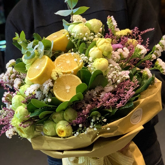 Bouquet "Trioli" with lemon