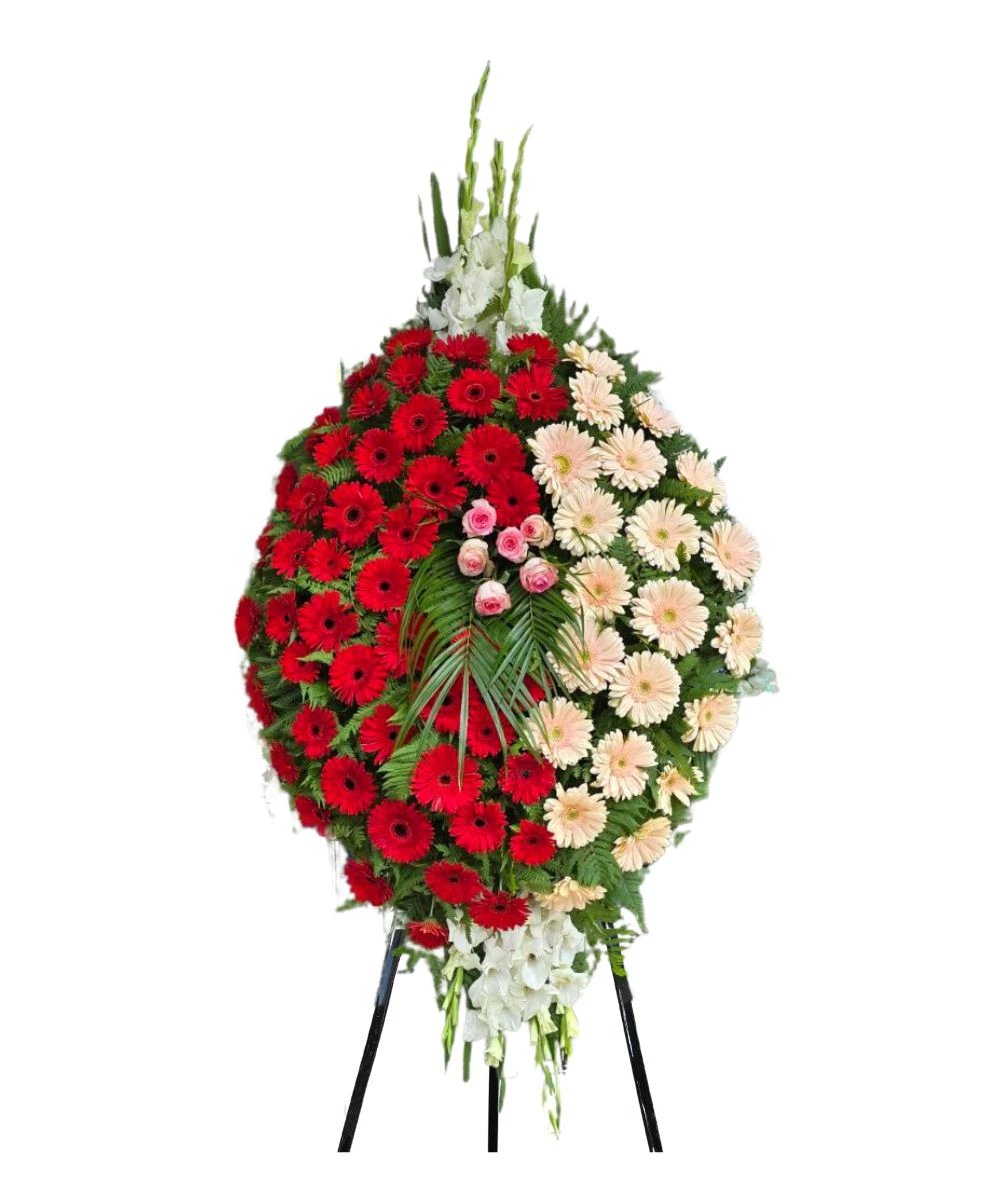 Elegant funeral wreath 54