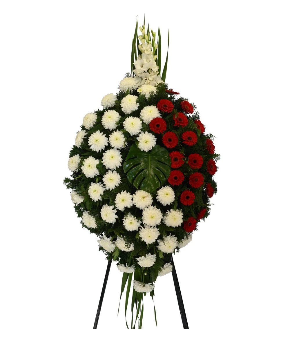 Classic funeral wreath 58