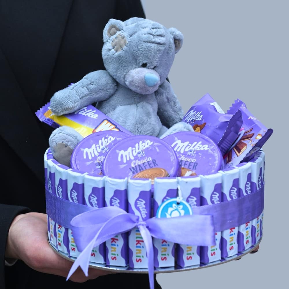 Подарочная коробка Milka Surprise с мишкой