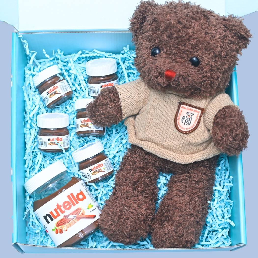 Подарочная коробка Nutella & Teddy Bear