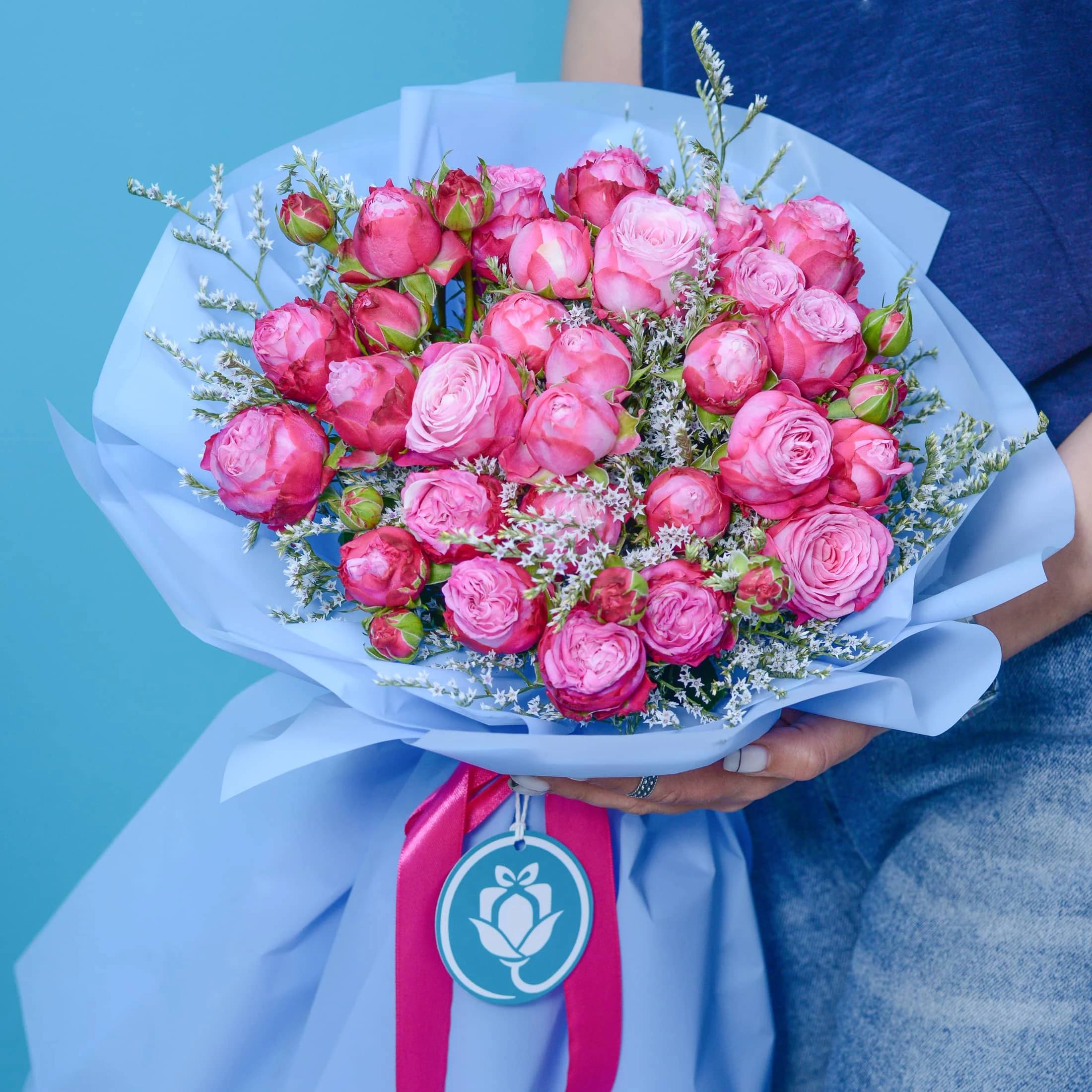 Bouquet MUSH with peony roses