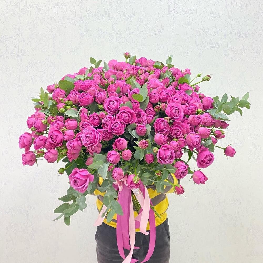 Bouquet "Barbinka" with  Peony Roses