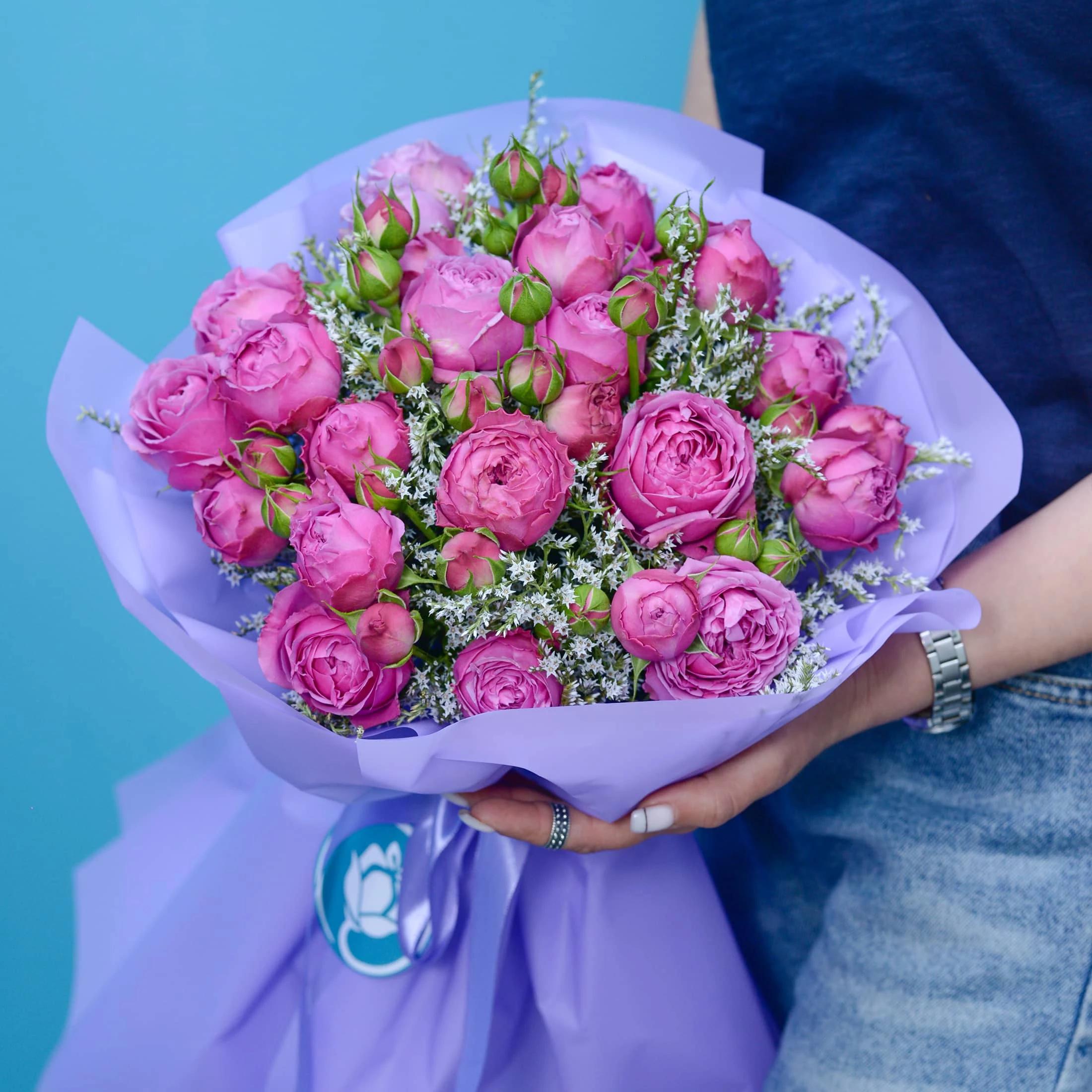 Bouquet METSAMOR with peony roses