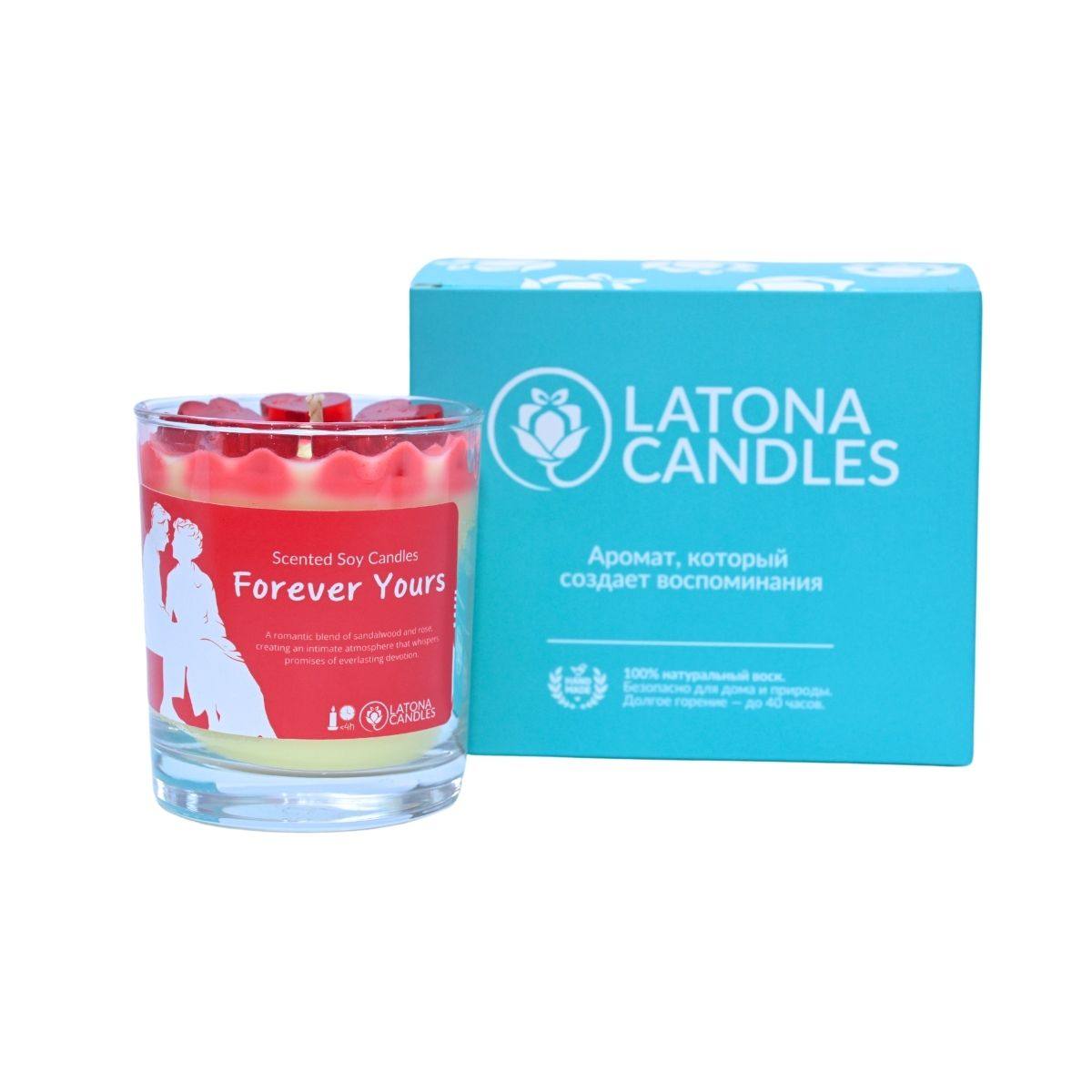 Candle "Forevor yours"
