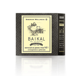 Herbal Tea from Wild Herbs No 1 (Cleansing and Drainage) - Baikal Tea Collection