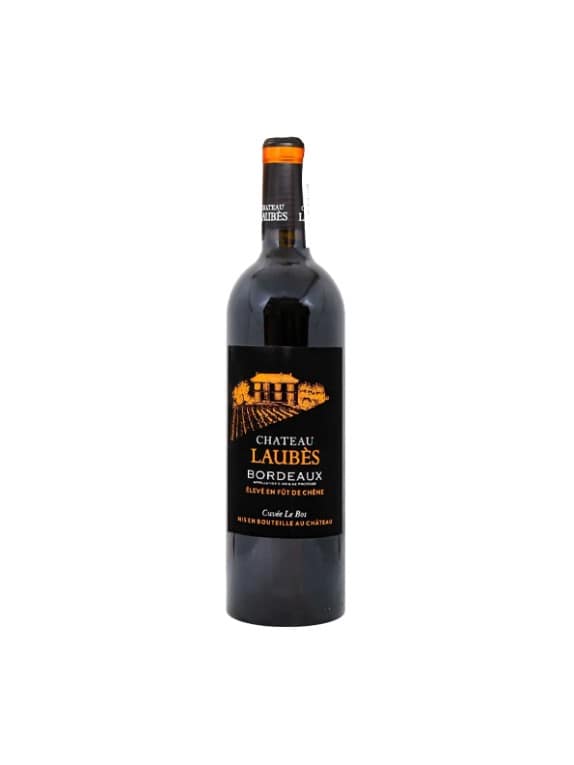 Wine "Chateau Laubès Bordeaux" red, dry 750ml