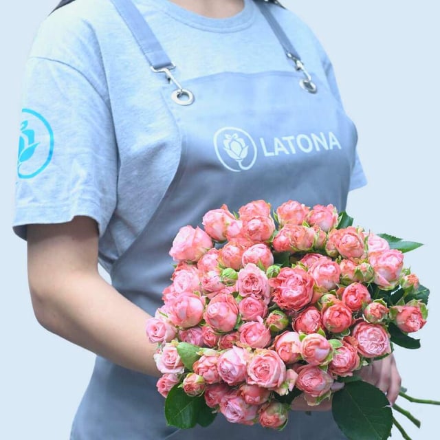 Bouquet with Madam Bombastic Spray Roses