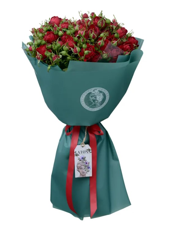 Bouquet "Charon" with spray roses