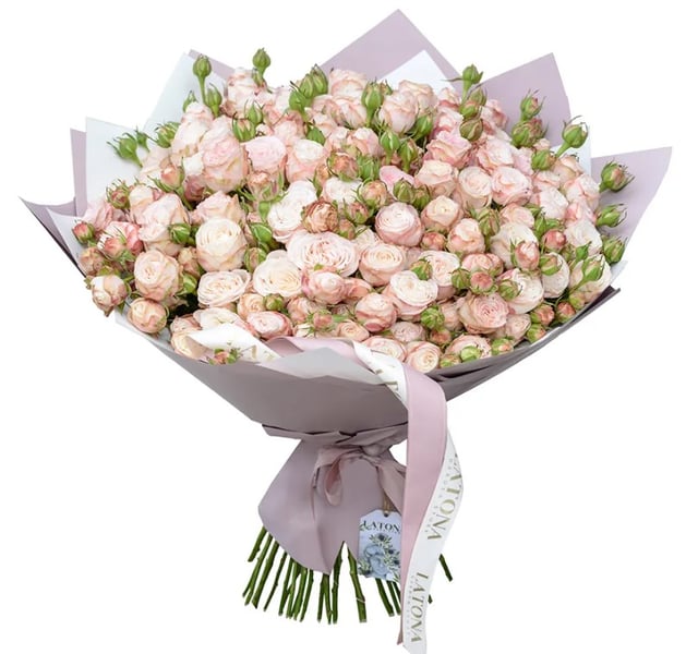 Bouquet "Appolo" with  Peony Roses