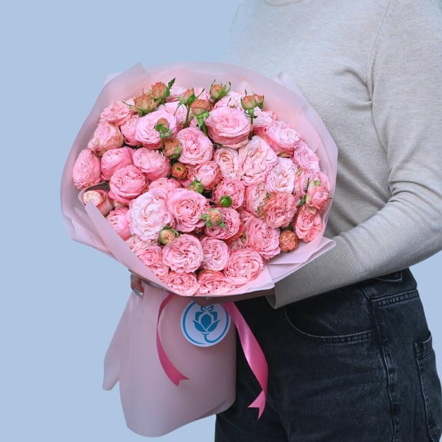 Bouquet "Madam" with peony roses