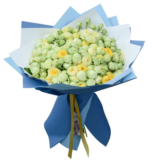 Bouquet "Lebesos" with spray roses