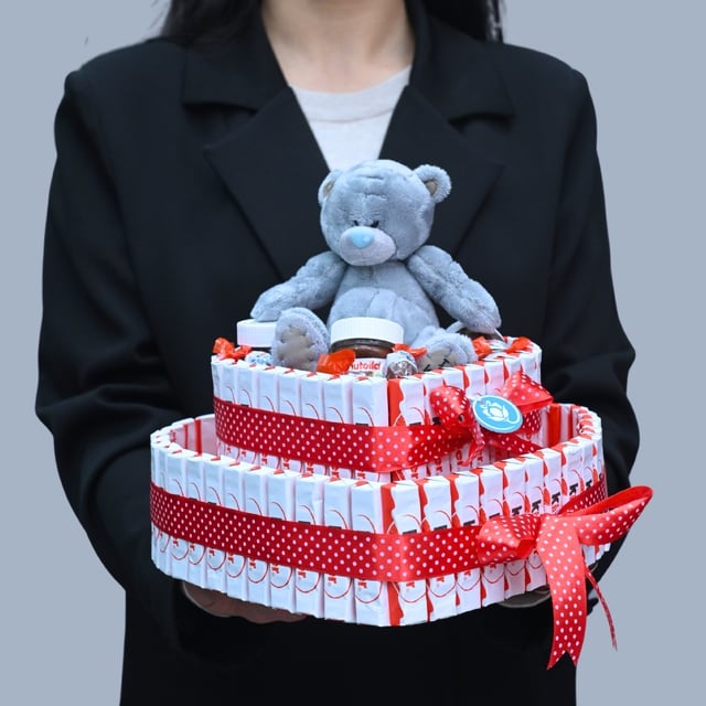 Kinder Heart Gift with Teddy
