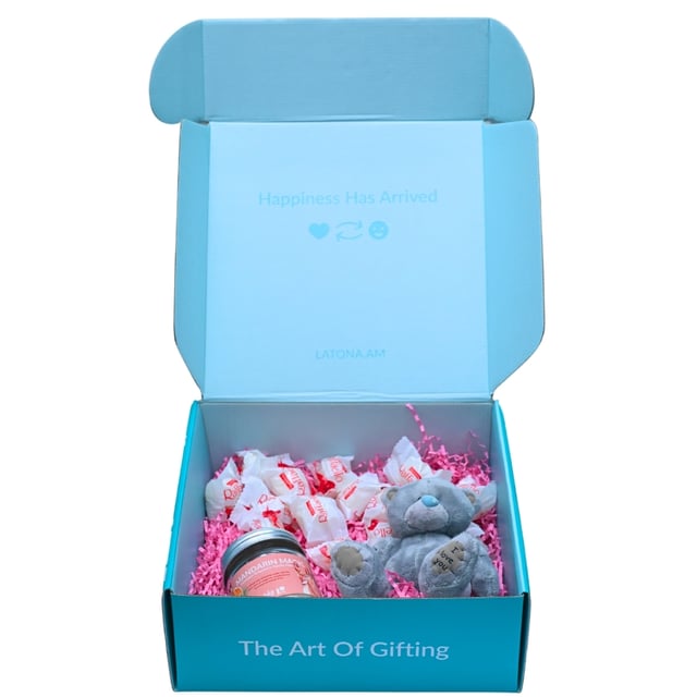 Gift Box with Teddy Bear