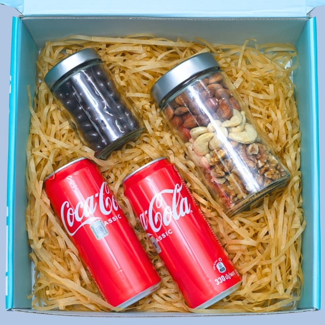 Gift Box with Coca-Cola