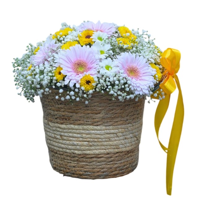 Basket "Sunny Bloom"