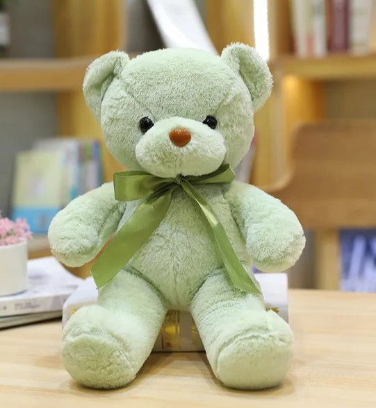 Huggy Bear – your cuddly green friend