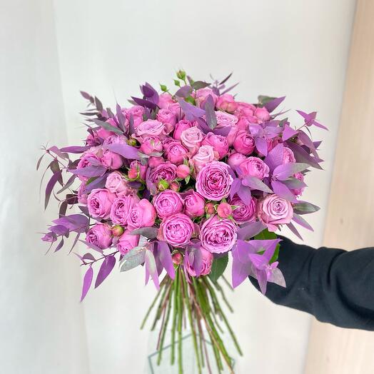 Bouquet "Karina" with peony rose