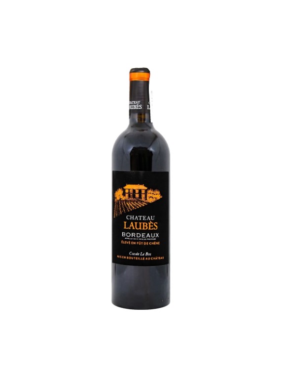 Wine "Chateau Laubès Bordeaux" red, dry 750ml