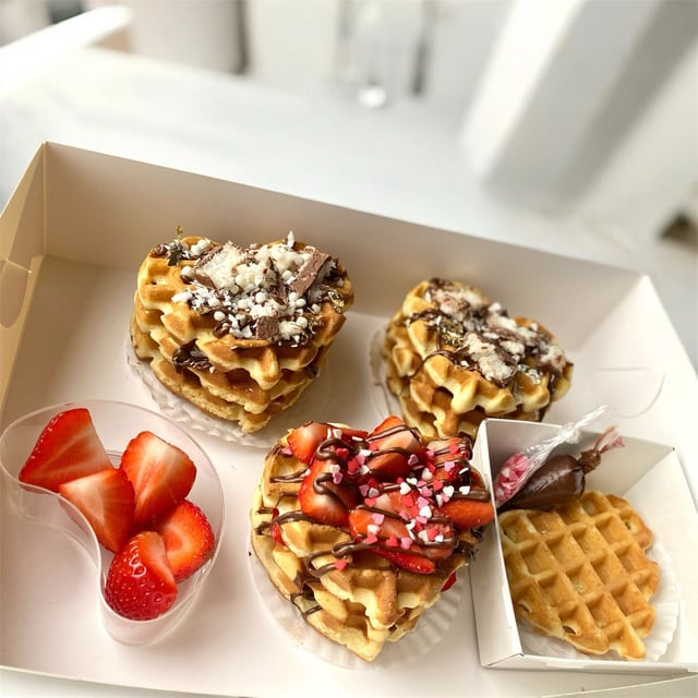 Waffle hearts