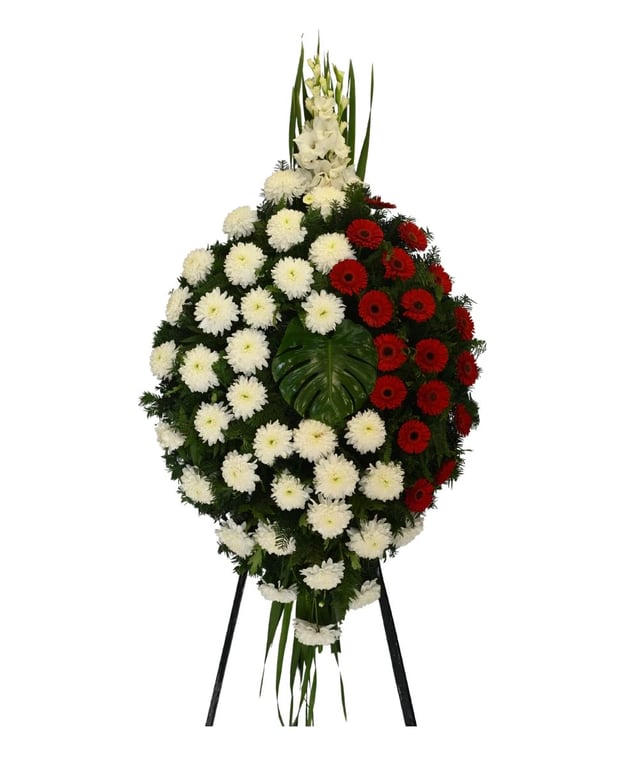 Classic funeral wreath 58