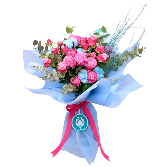 Bouquet "Grace" with peony roses